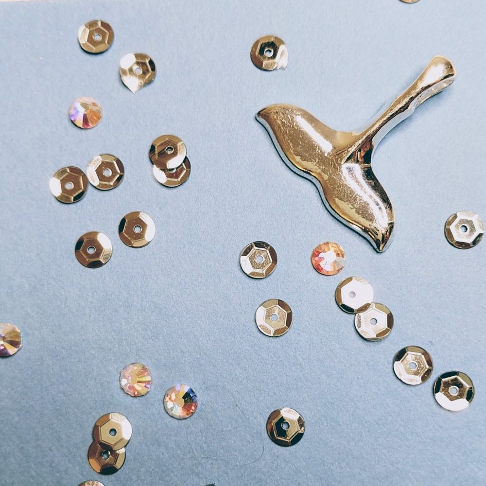 NWOT Silver Mermaid Tail / Whale Tail Pendant from Blue Diamond